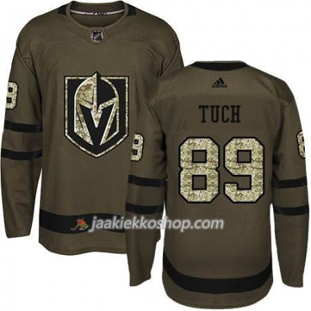 Miehille NHL Vegas Golden Knights Pelipaita Alex Tuch 89 Adidas 2017-2018 Camo Vihreä Authentic